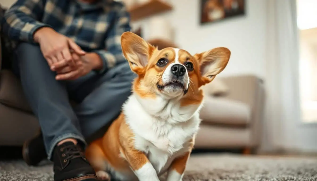 Prevent Small Dog Jumping on Guest