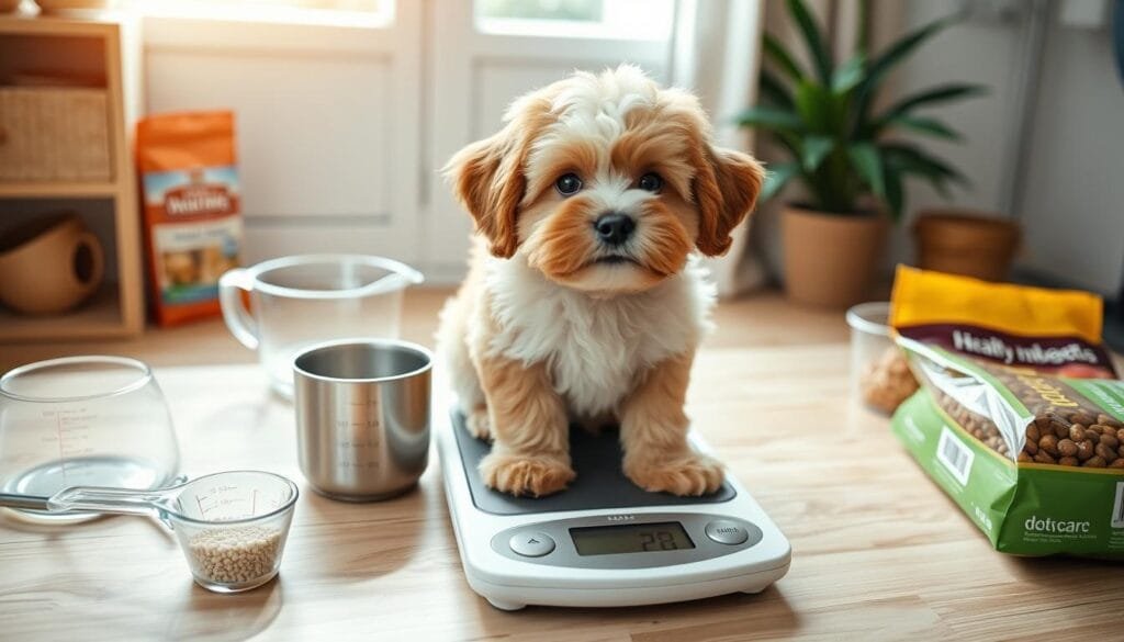 monitoring weight and body condition in small breed dogs