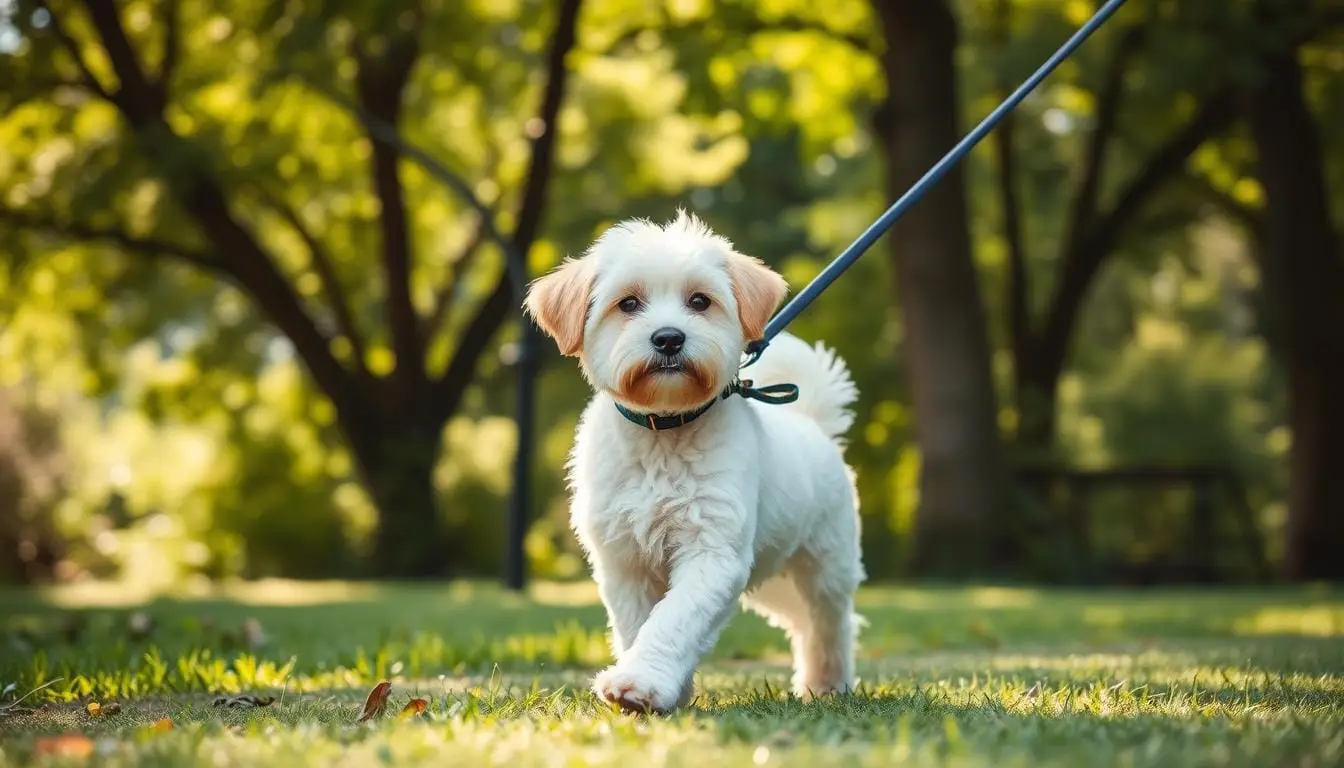 HOW TO TRAIN A SMALL DOG TO WALK CALMLY ON A LEASH