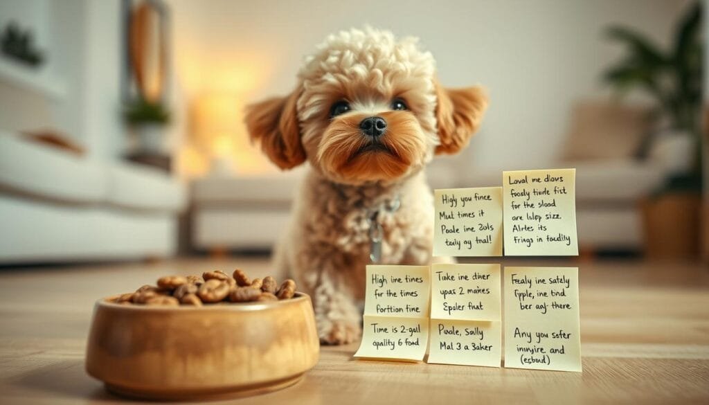 feeding schedule for small dogs