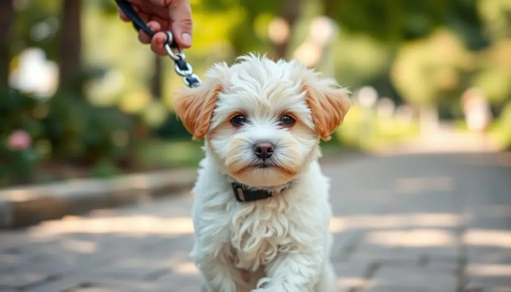 puppy training leash walking
